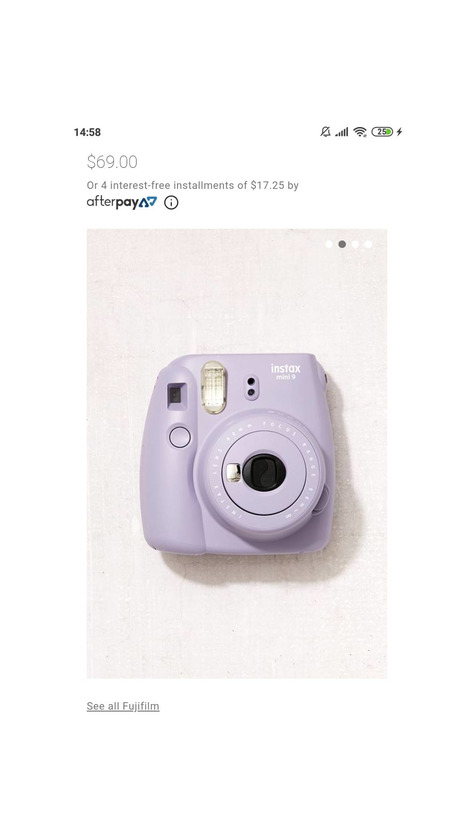 Producto Camara instax mini 9 color violeta