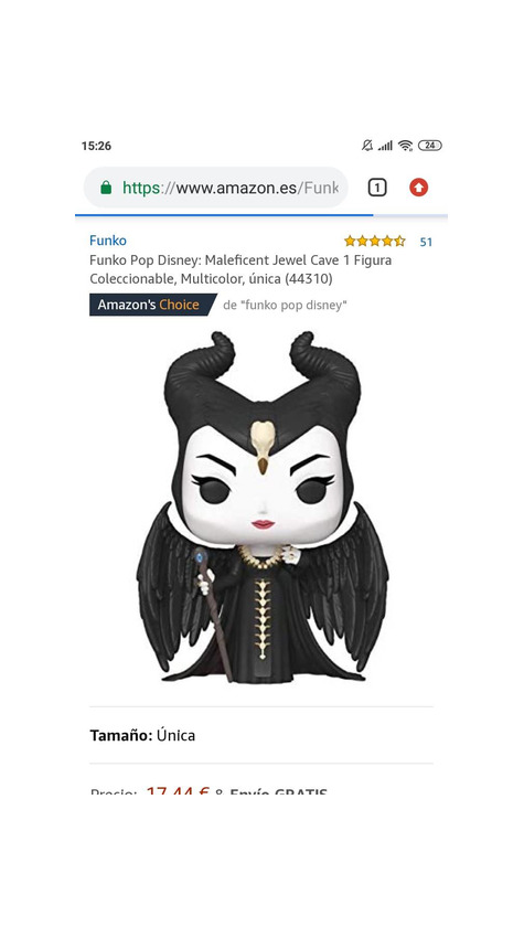 Product FunkoPop de Malefica