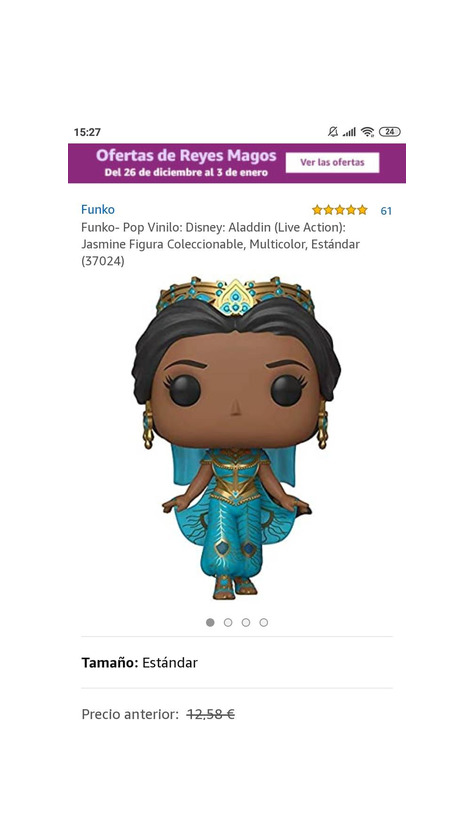 Products FunkoPop de Jasmine de Aladdin 