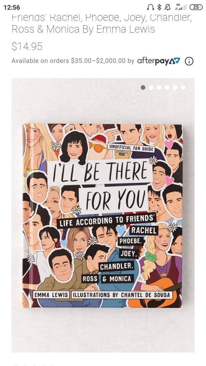 Book Libro de ilustraciones de la series Friends