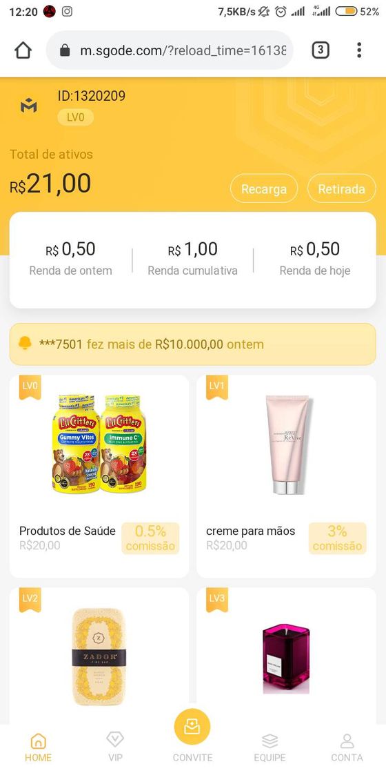 SGODE, parceiro da Amazon, a longo prazo, 0 investimento.