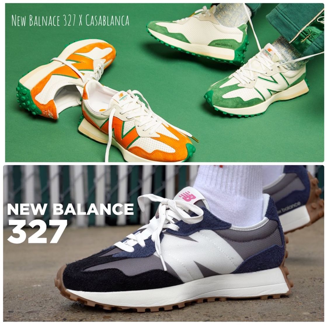 Fashion New Balance 327. Una silueta diferente, bonita y cómoda. 