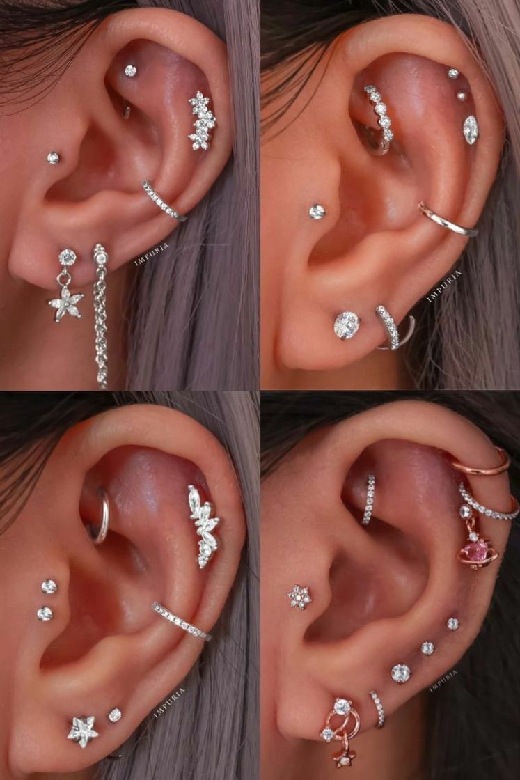 Moda Piercing orelha ♥️