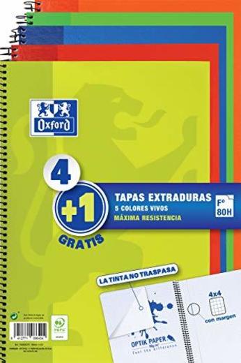 Oxford - Pack de 5 cuadernos