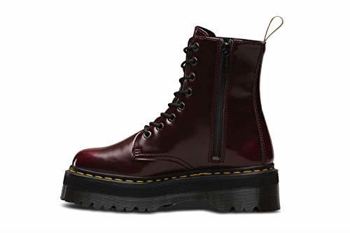 Fashion Dr. Martens 2976 botina vegano rojo cereza Cambridge Cepillo rojo burdeos 21802600,