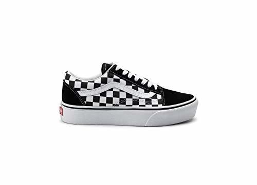 Fashion Vans Old Skool Platform Calzado Checkerboard