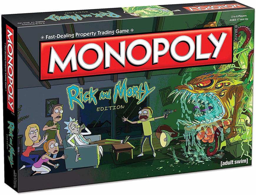 Fashion Monopoly Rick and Morty Board Game | Based on the ... - Amazon.com