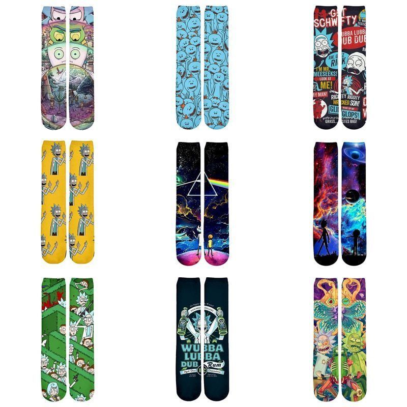 Fashion Calcetines – Rick y Morty en 2019 | Rick y morty, Rick y y Calcetines ...