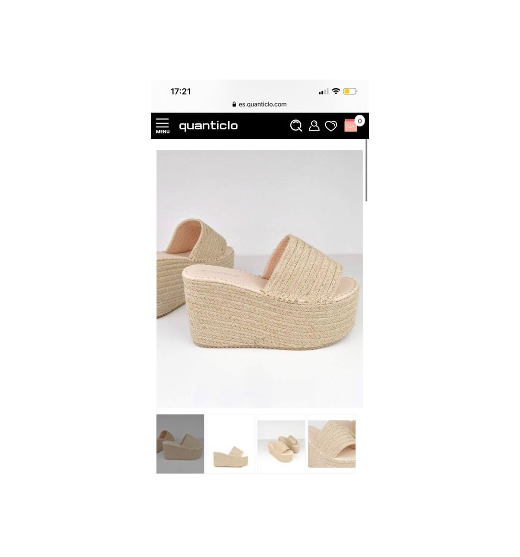 Producto PLATFORM STRAW NUDE