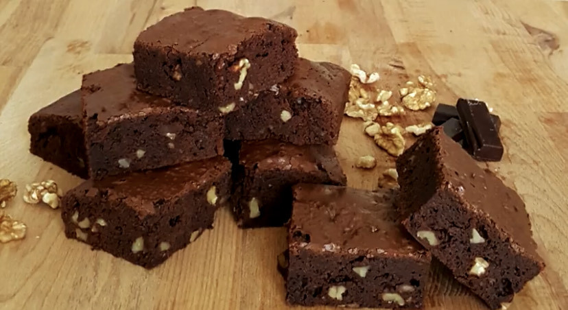 Moda Brownies con nueces🤤