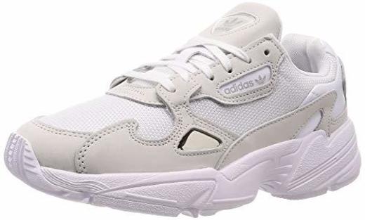 Adidas Falcon W, Zapatillas de Deporte para Mujer, Blanco