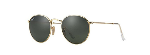 Ray-Ban Oro Verde clásico del G-15 de 50 mm redondo del metal