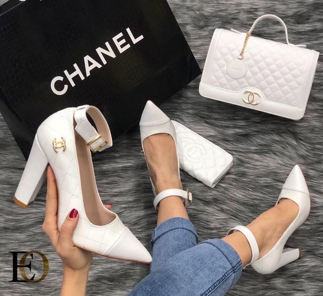 Basic white heels 