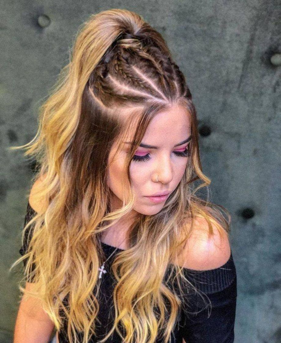 Fashion Penteado com tranças