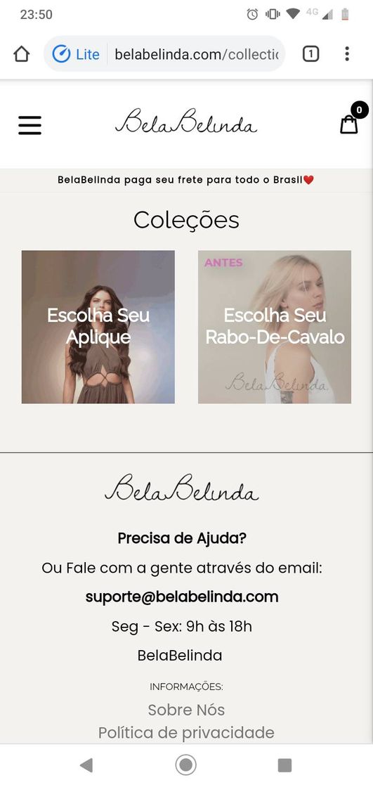 Moda Escolha Seu Aplique – Bela Belinda