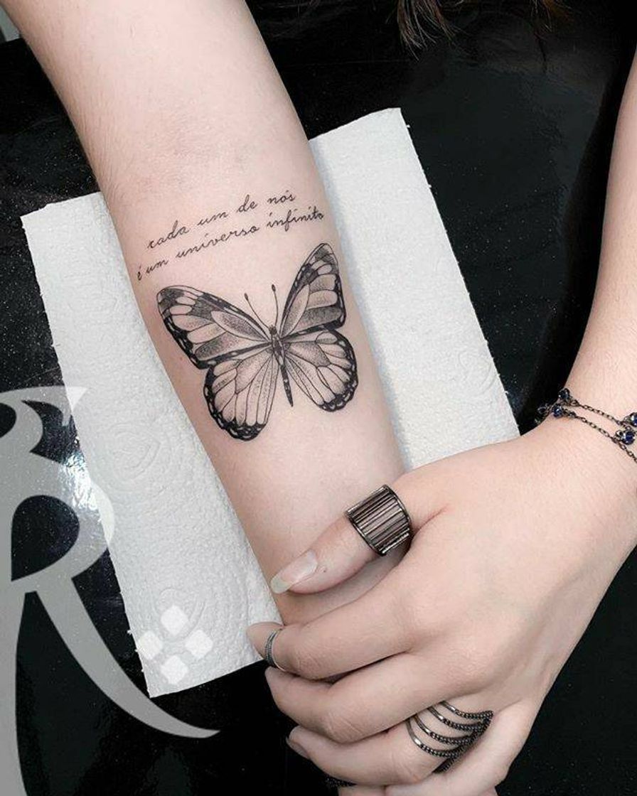 Moda Tatto borboleta 