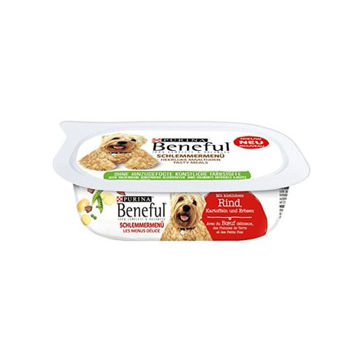 PURINA BENEFUL - Comida húmeda para Perros en Salsa, con Vacuno, 6