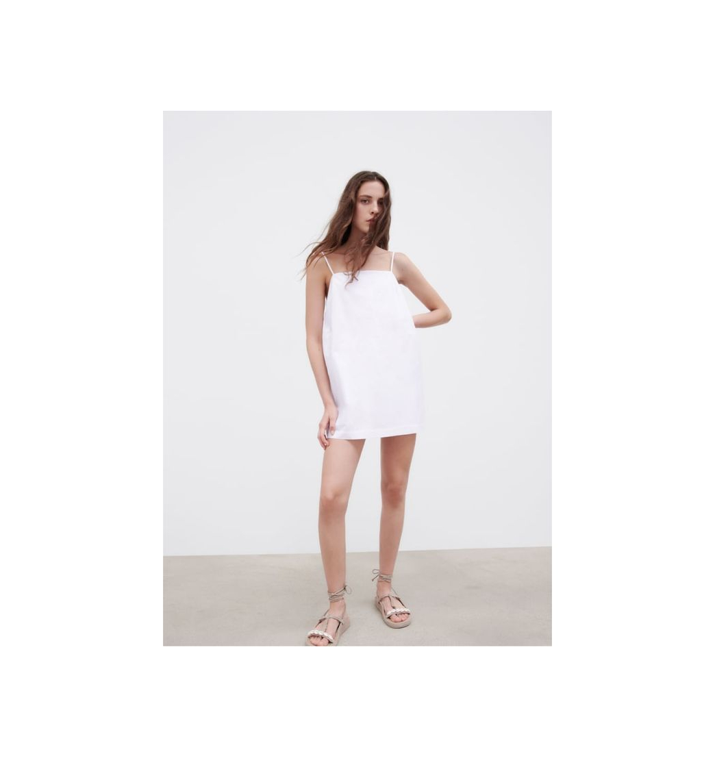 Moda Vestido mono popelín