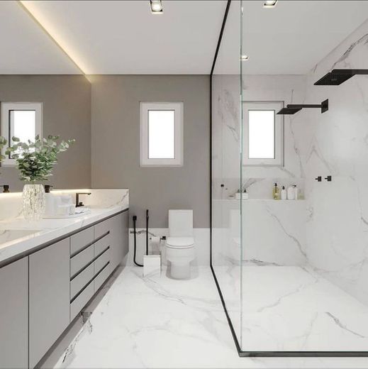 Banheiro clean/ minimalista 