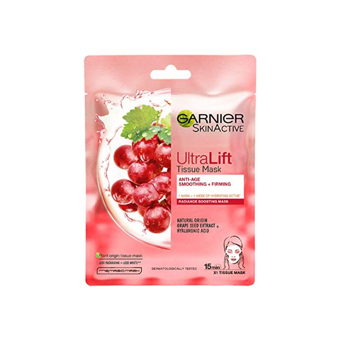 Garnier Ultralift - Máscara de tejido antienvejecimiento