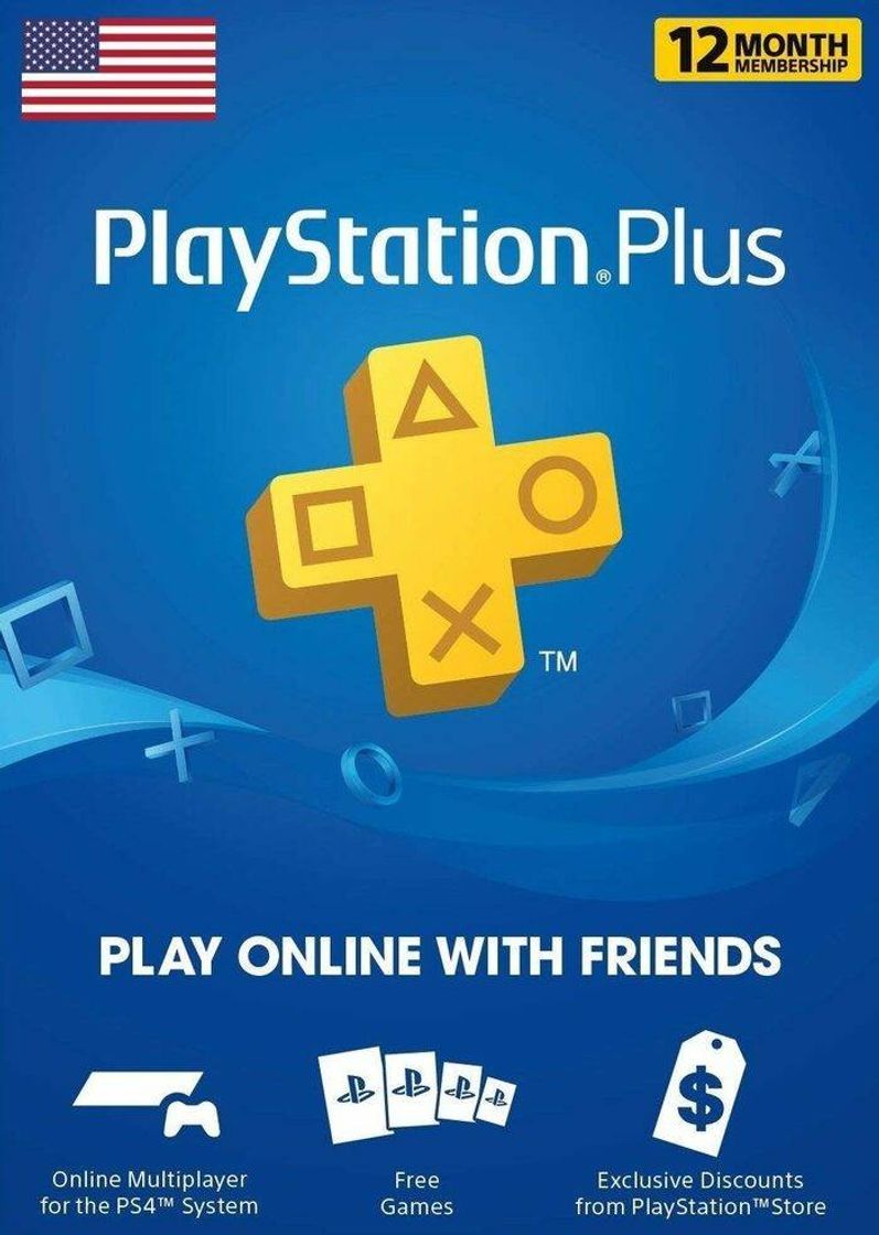 Product PlayStation Plus 365 días USA PSN