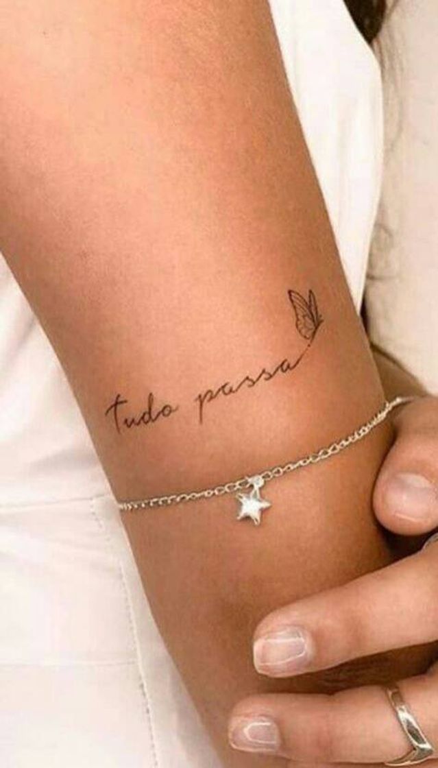 Moda Tattoo " tudo passa"✨ Gostou?