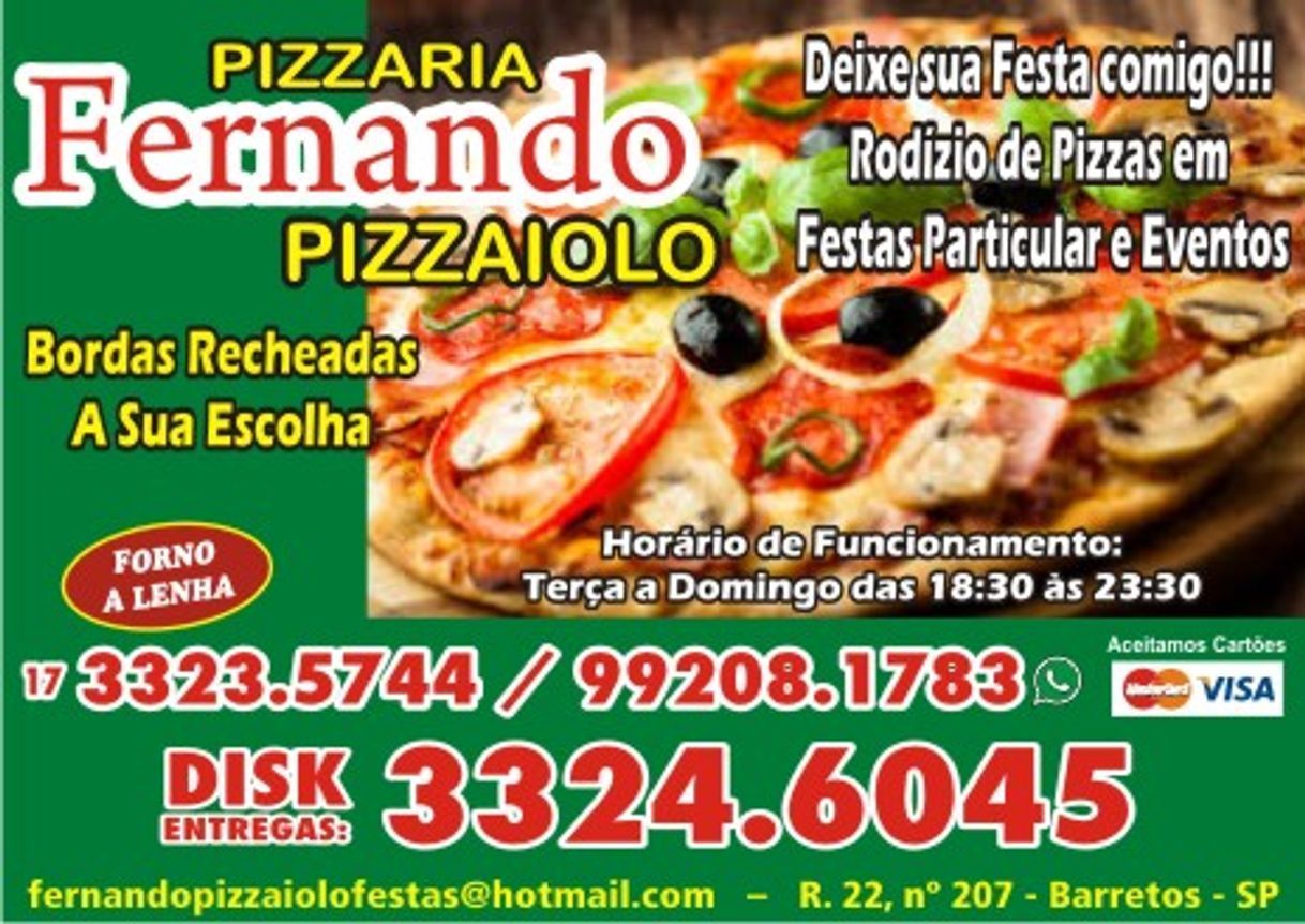 Restaurantes Pizzaria Do Fernando