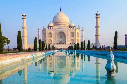 Taj Mahal repleto de  história. 