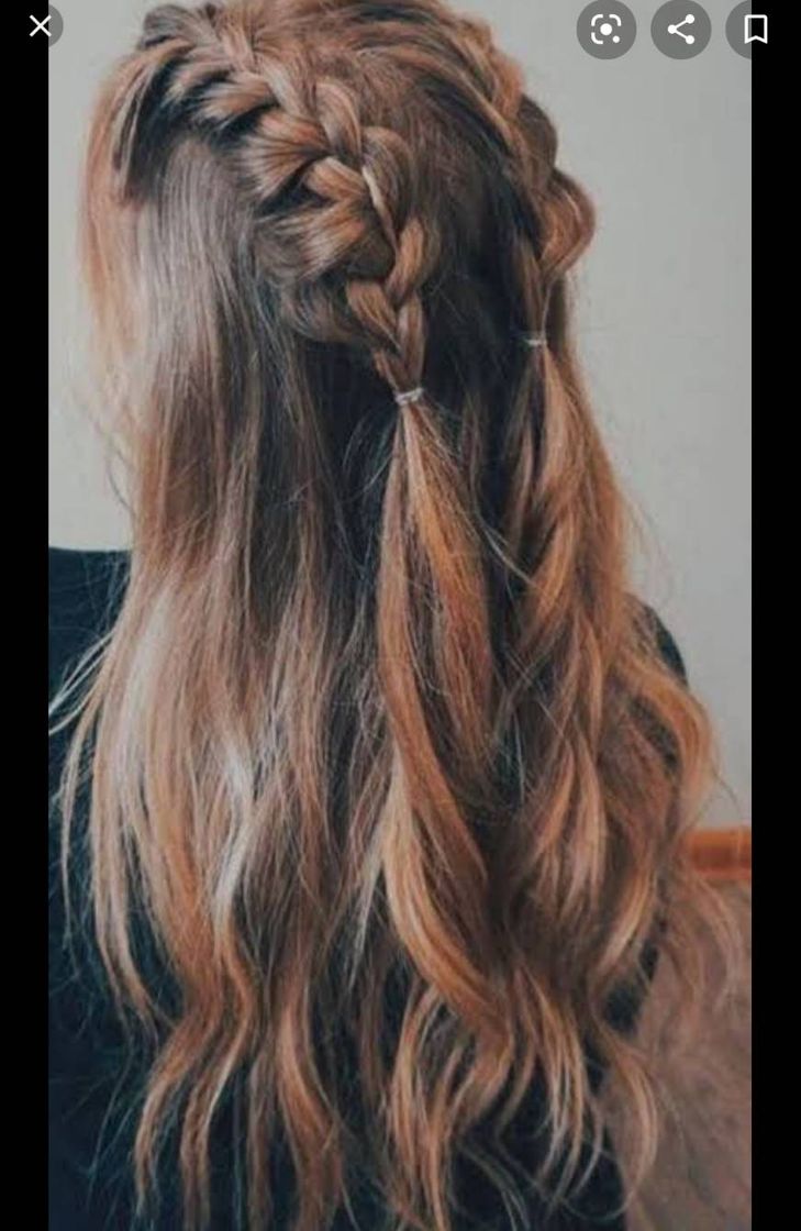 Moda Penteado com trança 