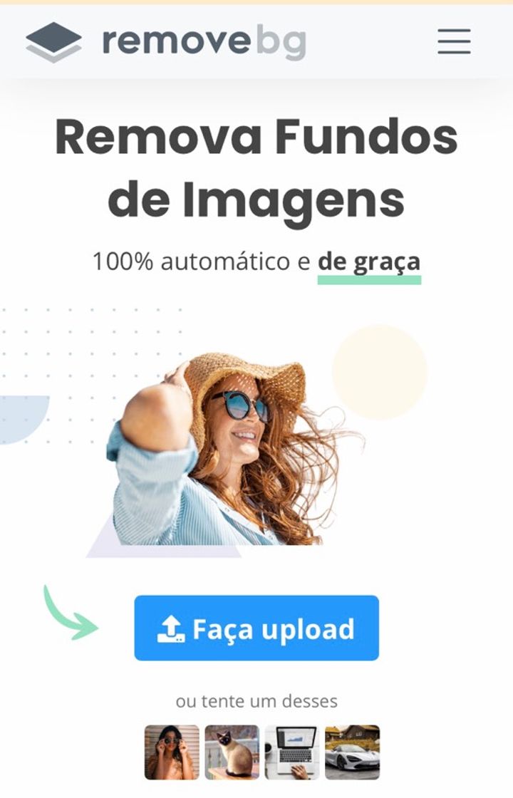 App Remover fundo de imagens - removebg