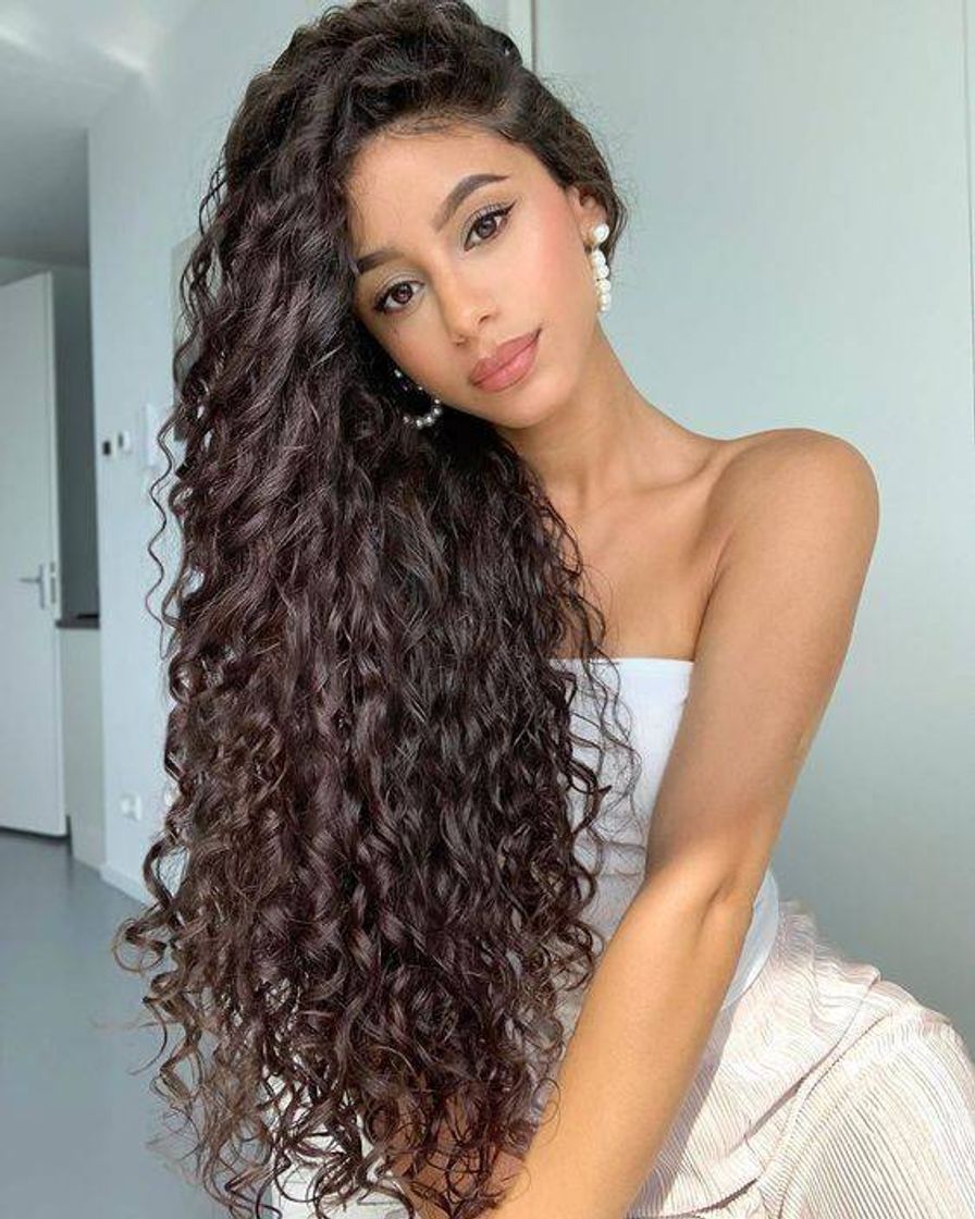 Social Cabelo cacheado longo 