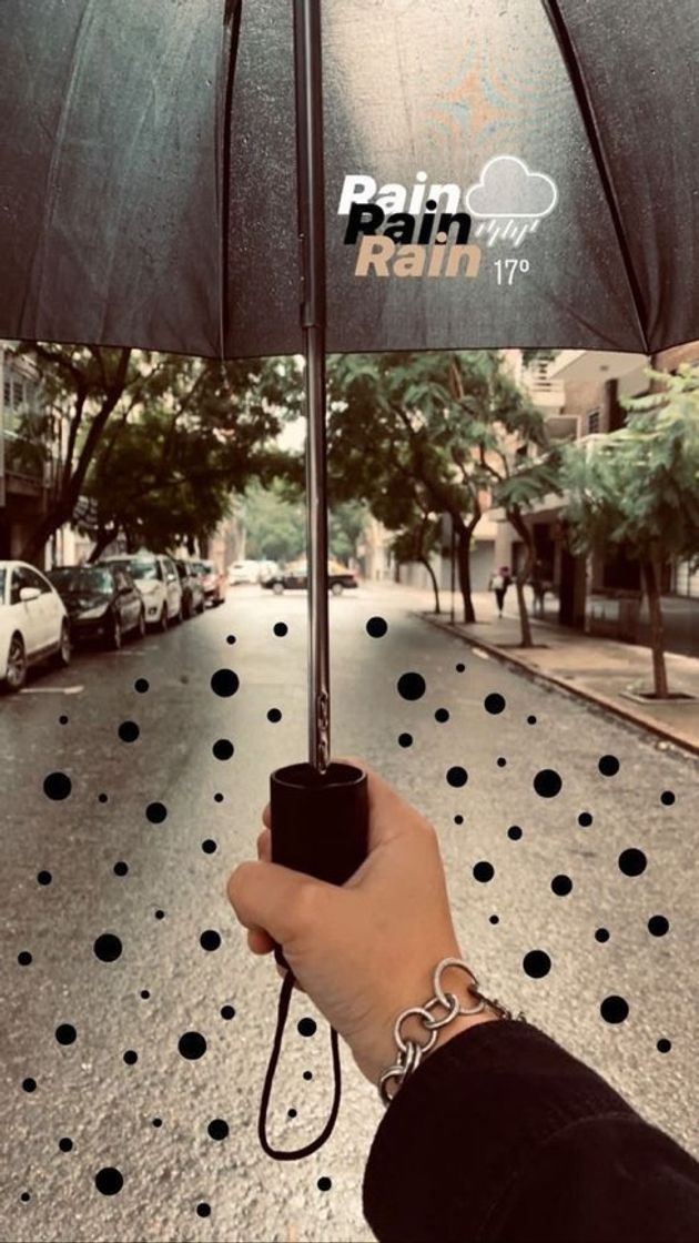 Moda Storie criativo para dias de chuva 