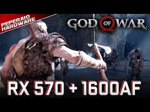 God of War com RX 570 4GB e RYZEN 5 1600AF - O PC Velho de Guerra passou dificuldades.. mas rodamos!