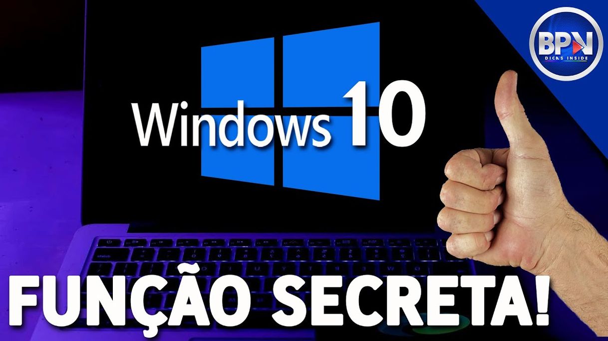 Moda FUNÇÃO SECRETA no Windows 10 que Melhora o Sistema! Você ...