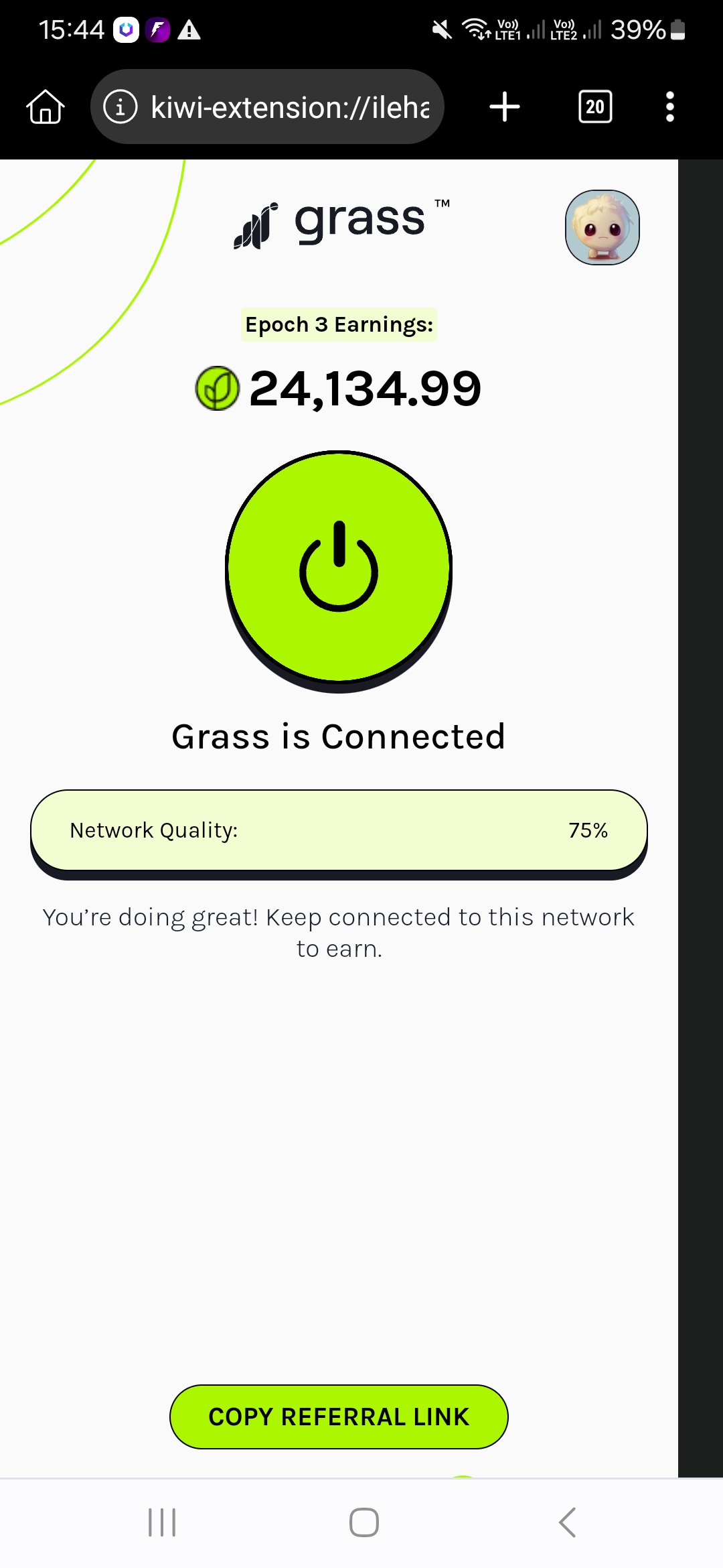 Producto Airdrop Grass