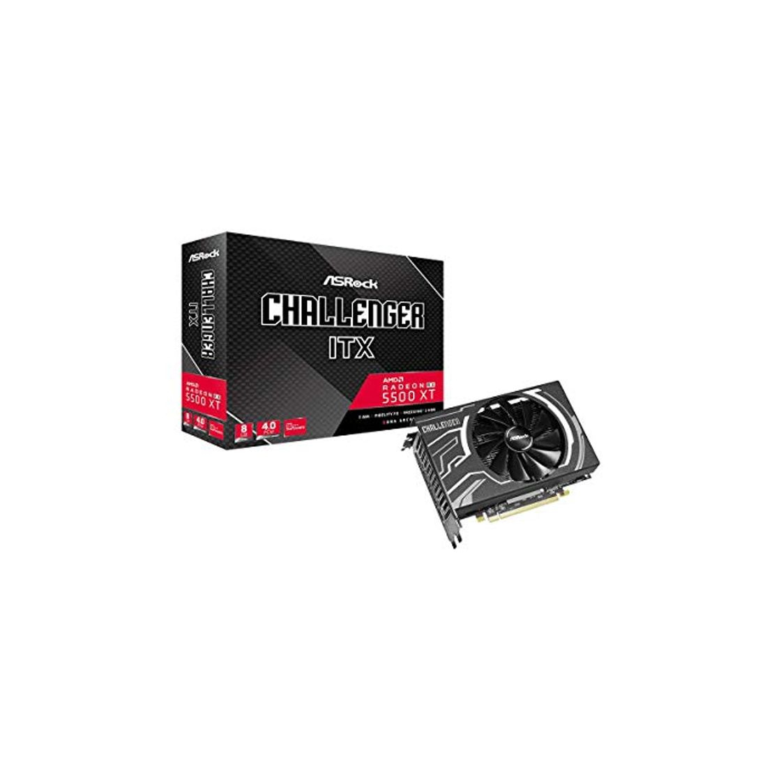 Social ASRock Radeon RX 5500 XT Challenger ITX 8G