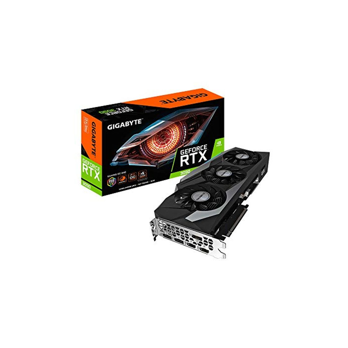 Social Gigabyte GeForce RTX 3090 Gaming OC 24GB GDDR6X Tarjeta gráfica