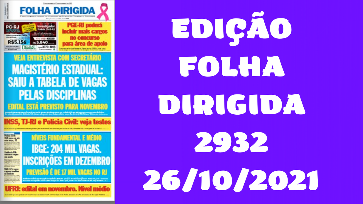 Moda Edição Folha Dirigida - YouTube