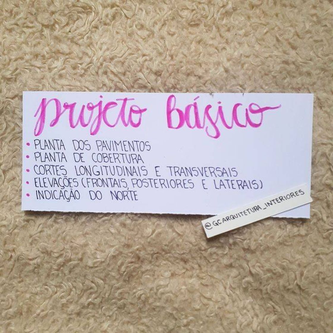 Moda Resumo didático: Etapas básicas de projeto