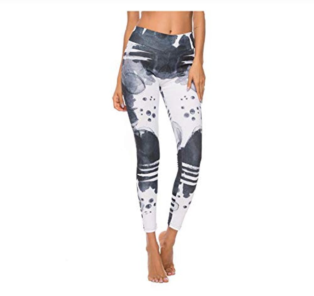 Moda WUXEGHK Pantalones De Yoga Con Estampado Digital Nuevo Para Mujer Pantalones Negros