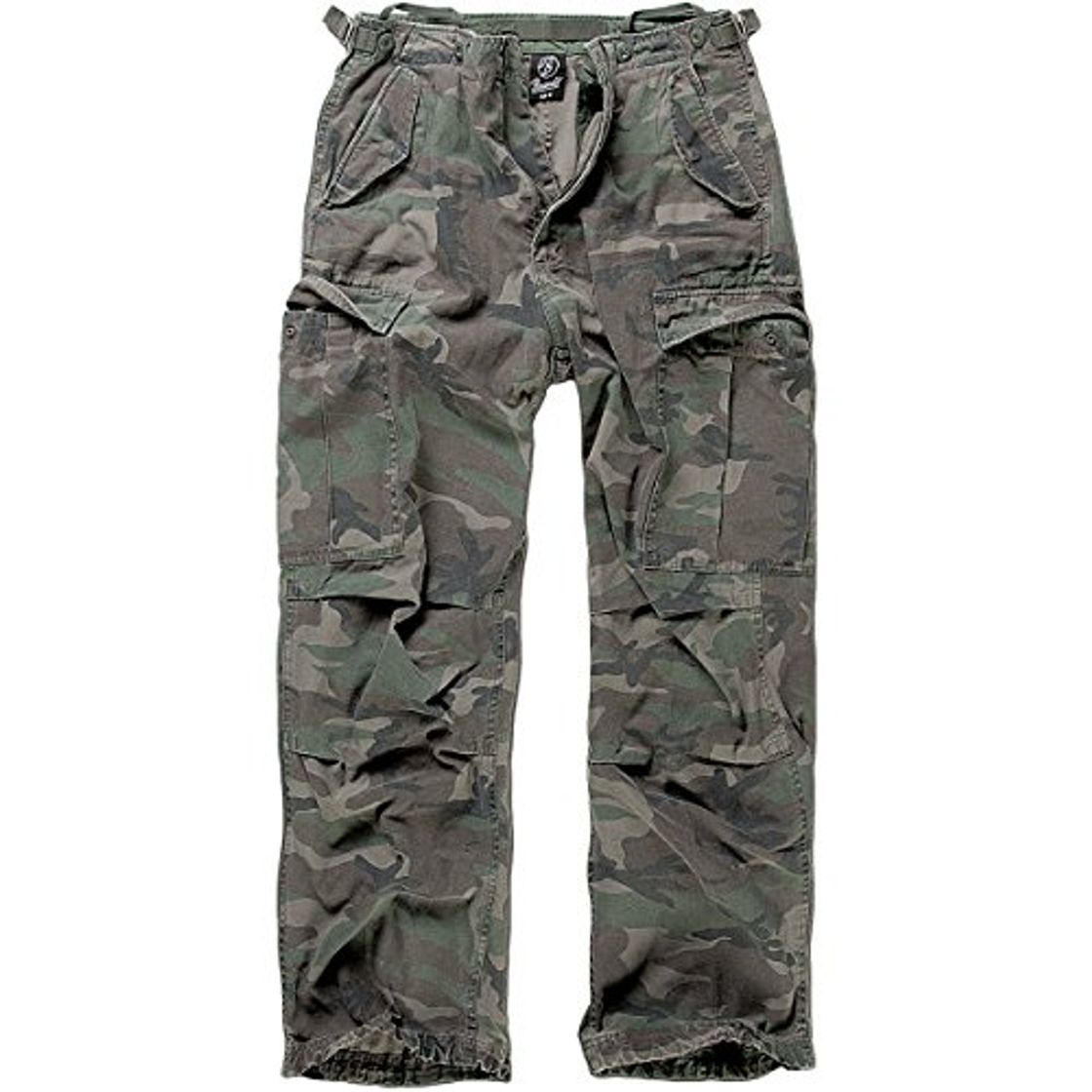 Social Brandit M65 Vintage Pantalón Cargo de Hombre - Woodland