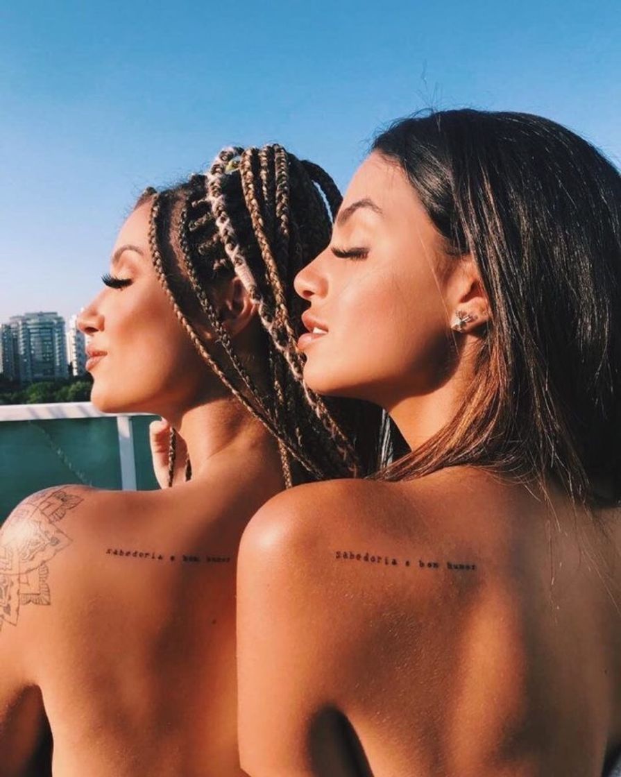 Social Tatuagem de amigas