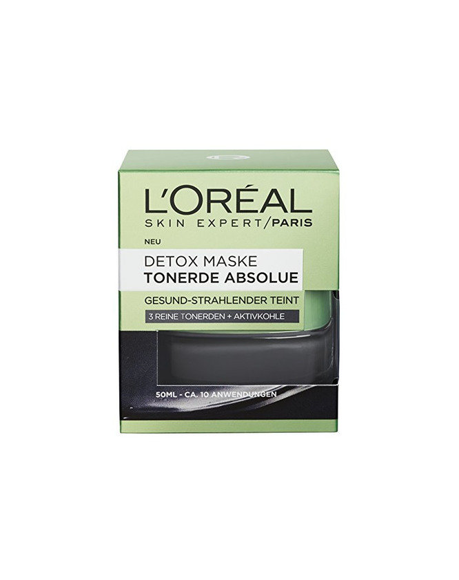 Belleza L 'Oréal Paris arcilla absolue Detox Máscara, 1er Pack