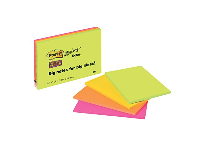 Producto Juego Post-it de 4 bloques de notas reposicionables