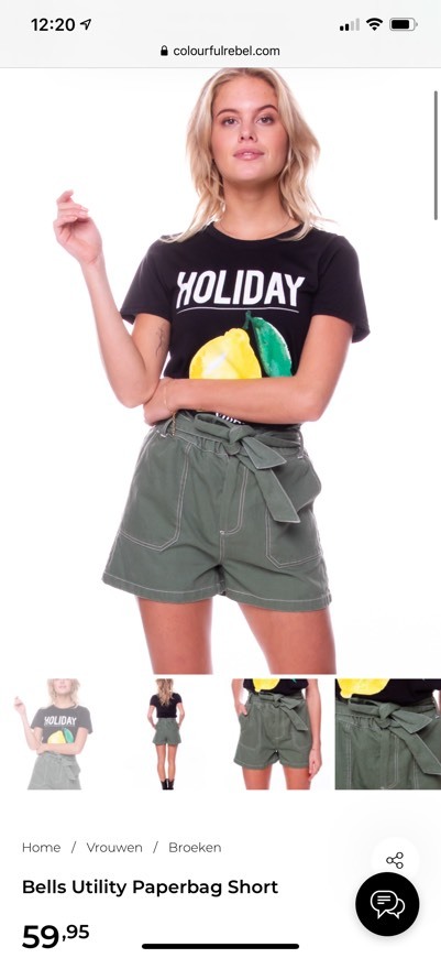 Social Bells Utility Paperbag Short