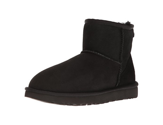 UGG Australia W Classic Mini II, Botas para Mujer, Negro