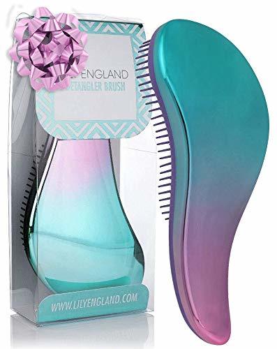 Belleza Lily England Cepillo de Pelo Desenredante Para Cabello Mojado, Seco, Fino, Grueso,