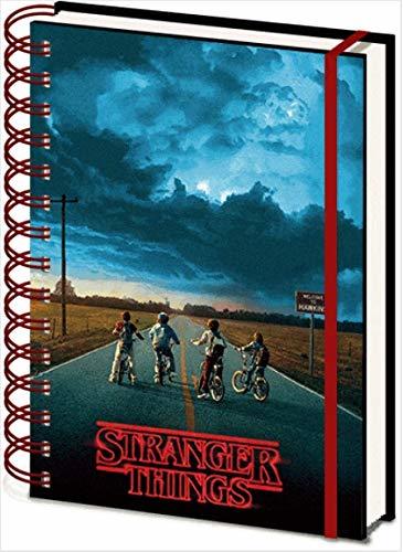 Social Stranger Things Minde Flayer - Cuaderno de notas en espiral