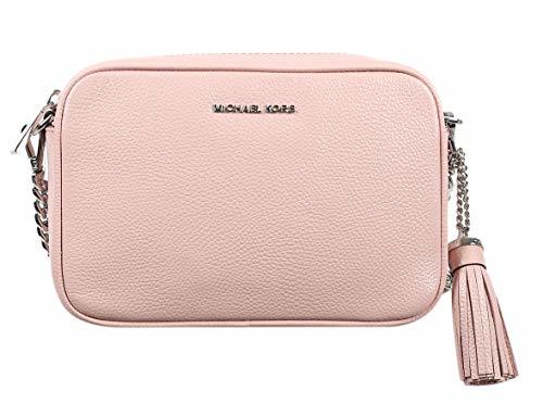 Place Michael Kors MD Camera Bag Borsa in Pelle Smokey Rose Rosa con