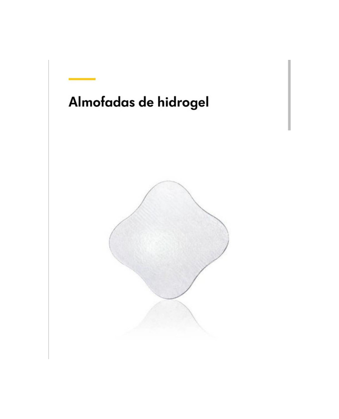 Producto Almofadas de hidrogel 